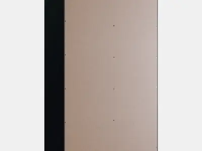 BRIMNES Glass-door cabinet 3D model