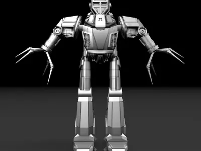Robot sci-fi - sci-fi 3D model