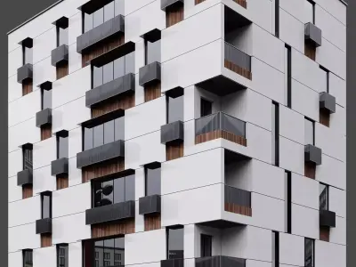 RESIDENTIAL BUILDING NO63 A 3D model