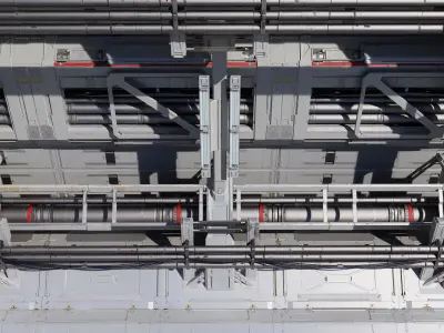 sci-Fi-Hall textured CLEAN FULL EDITION PACK 3D model