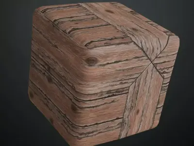 Weathered Old Barn Wood Planks PBR Seamless Texture