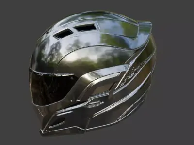 SciFi Helmet 3D model