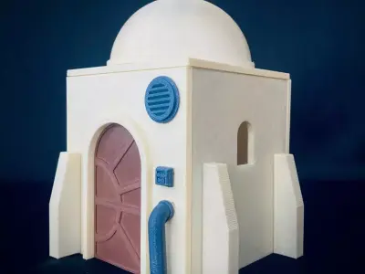 Tatooine Building Diorama 1 3D print model