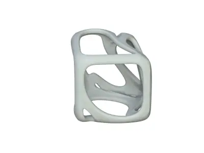 SciFi Cube Object No 16549 Low Poly Shape Texture