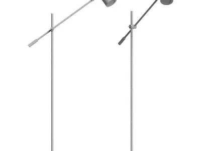  Adesso Collette LED Floor Lamp 3D model