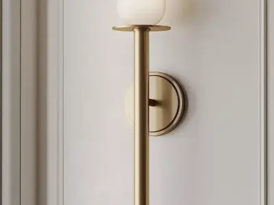 LUMINAIRE MURAL NODES KW1011BBS Wall Sconce 3D model