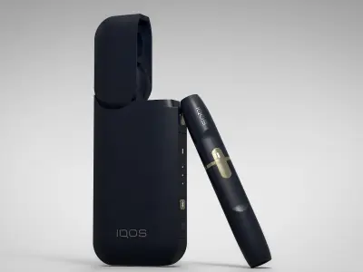 IQOS Original Dark Blue PBR Low-poly 3D model