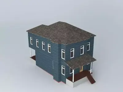 Bungalow house Free 3D model