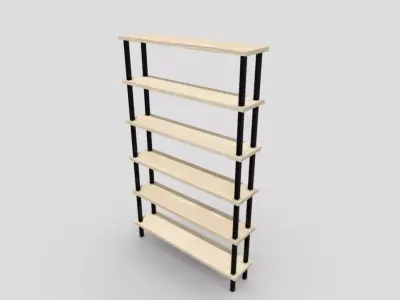 Basic Shelve Free low-poly 3D model