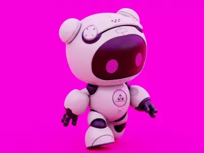 ROBO G-2 Rigged for Unreal Engine - Unity - MIXAMO 3D model