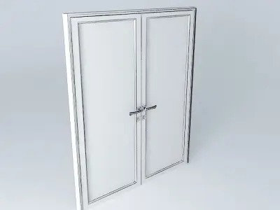 Two Panels door 3D model