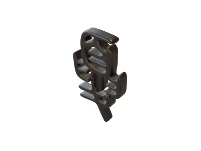 Oracle Bone Script Xia V1 001 Low-poly 3D model