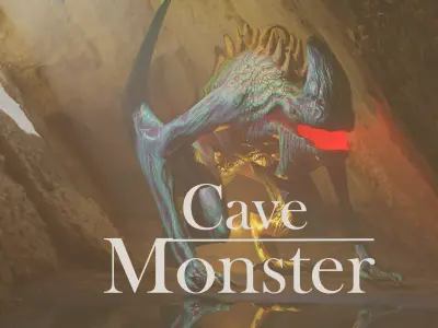 Monster Cave Low-poly 3D model purchase