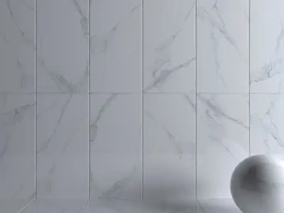 Wall Tiles Museum Calacatta 4D 60x120 Set 2 Texture