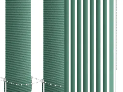 Vertical Blind 02 Sevilla Blackout 3D model