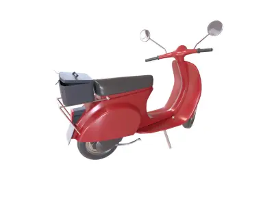 Scooter High Poly  3D model