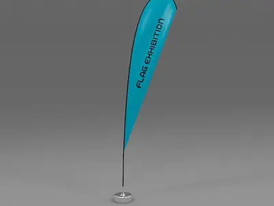 6 Flag Exhibition 3D model