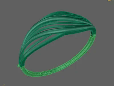 Womens Bracelets Bangles 3DM STL OBJ With Details  3D print model