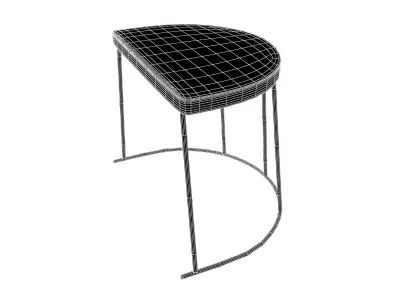 Side Table v1 002 Low-poly 3D model