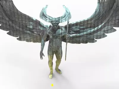 Heavens Portal messenger 3D model