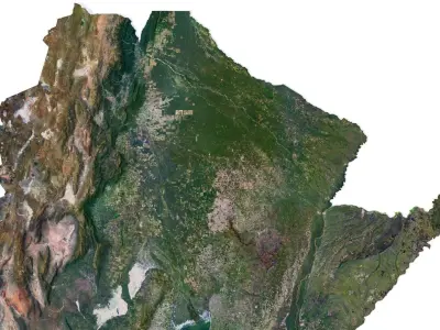 Argentina Terrain 3D model