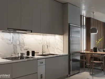 Modern apartment  3D model