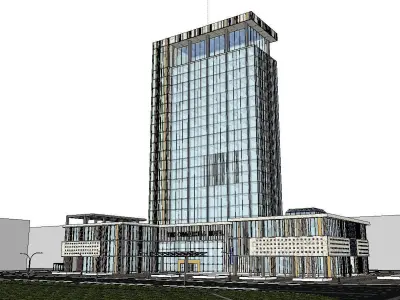 vacation spot-Resort-Fashion Leisure Hotel-0173 3D model