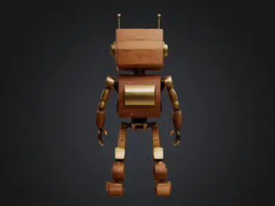 Robot 3D model 10