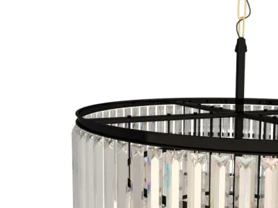 chandelier LUSTER Low-poly 3D model