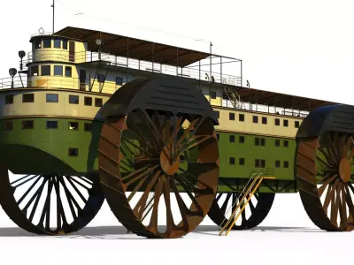 Ship of the desert 3D model