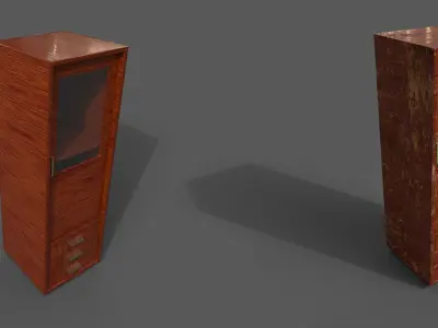 Pack 2 Sets Modern Furniture 3D Model Low-poly 3D model