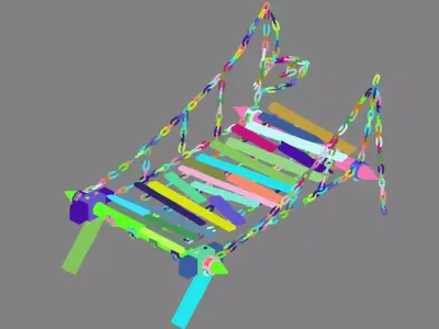 Underground Palace Entrance - Iron Bridge 3D model