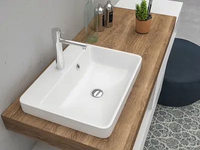 Bathroom furniture set eGo 4  3D model