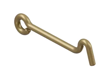 Brass Window Hook Latch 3D model