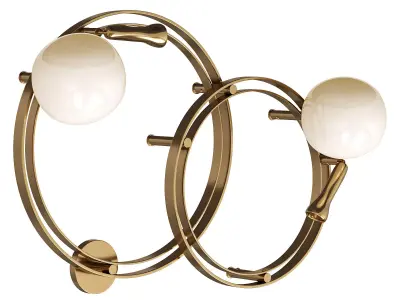 Pearl Wall Lamp 3D model