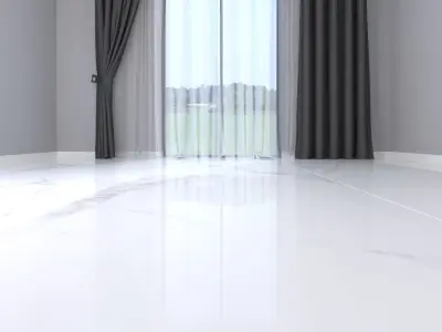 Marble Floor Afyon White 240x120 set 4 Texture