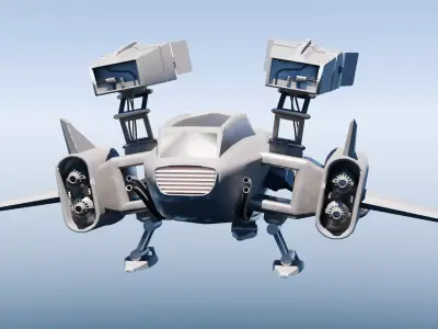 BibopJr Spaceship 3D model