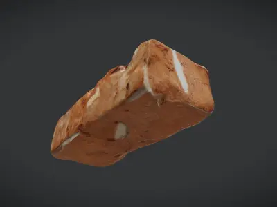 Brick 3 Low-poly 3D model