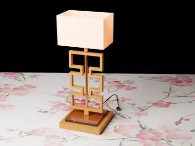 Japanese lamp Free 3D model
