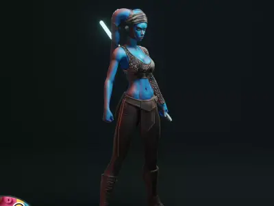 star wars - aayla secura 3D print model