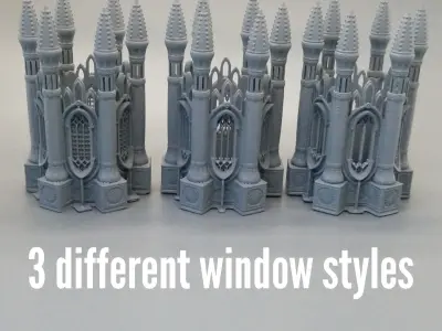 GOTHIC TEA LIGHT LANTERN 1 3D print model