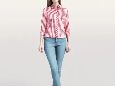Humano 20-Collection 02 People models -  STREET - NEIGHBOURHOOD 3D model