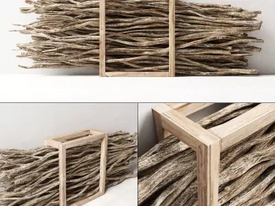 Fire wood 3D model