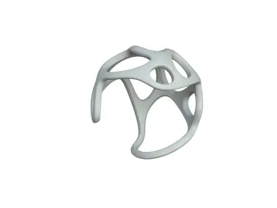SciFi Cube Object No 36951 Low Poly Shape Texture