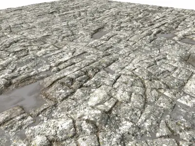 Old Floor Seamless 2 PBR Texture