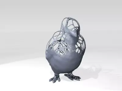 Sparrow Dust Voronoi 3D model