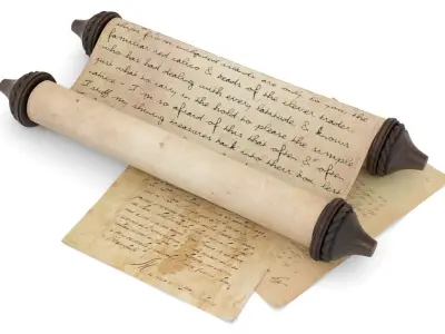 Ancient Scroll 1 3D model