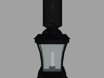 vintage lamp01 Low-poly 3D model