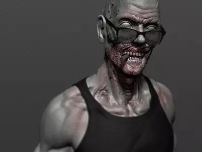 Cool Zombie 3D print model