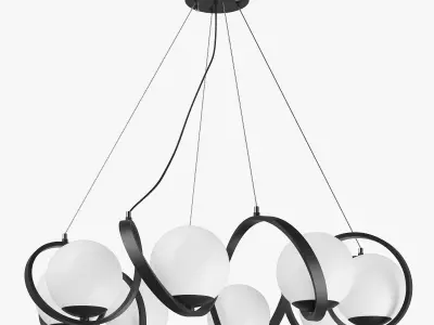 803167 Globo Lightstar Chandelier 3D model